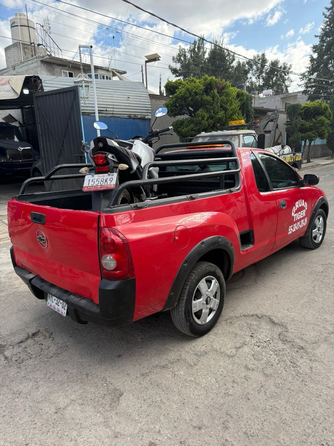 Traslado de moto en grúa